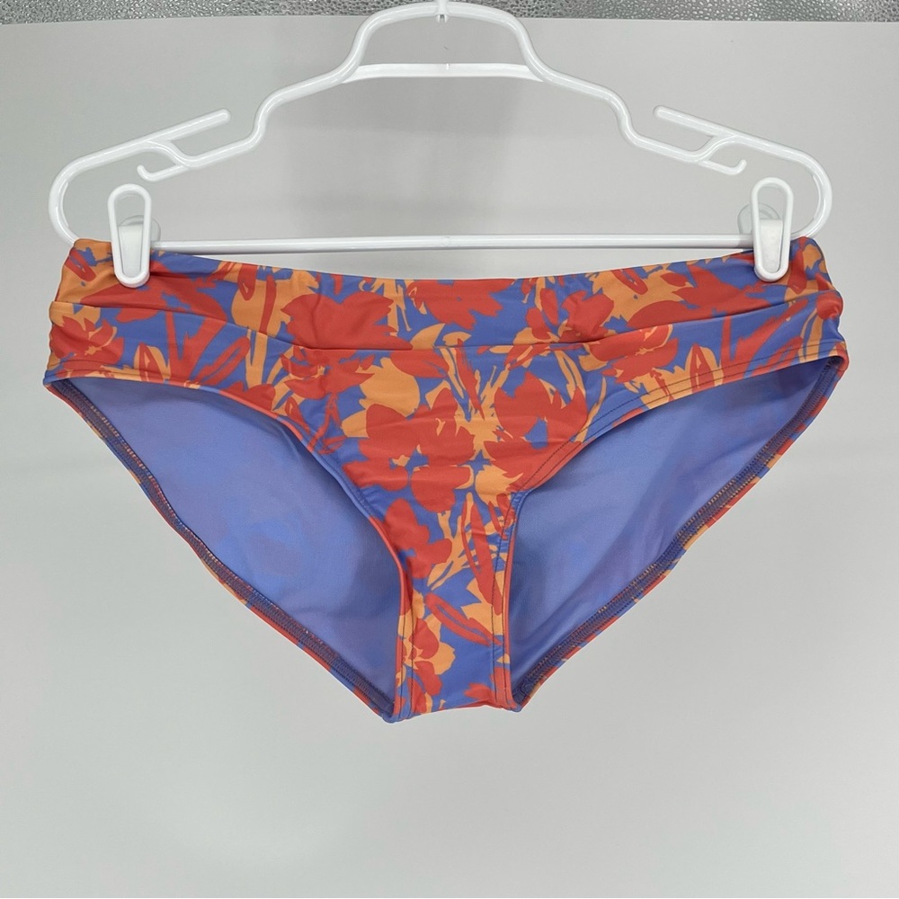 PRANA NWT WOMEN’S PRESOLANA SWIM BOTTOMS MORNING GLORY BLOOM MEDIUM - Picture 2 of 10